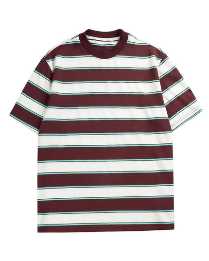 Men's Summer Japanese Vintage Stripe T-shirt
