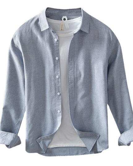 Men's Casual Minimalist Long Sleeve Shirt