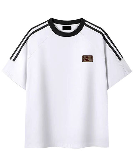 Men's Summer Clothes American Printed Cotton Half Sleeve