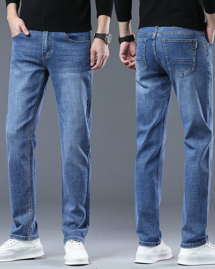Men's Loose Straight Leg Summer Jeans