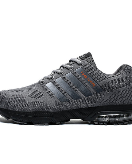 Breathable Men's Casual Shoes Flying Woven Foreign Trade Air Cushion Fitness Sports Running Shoes