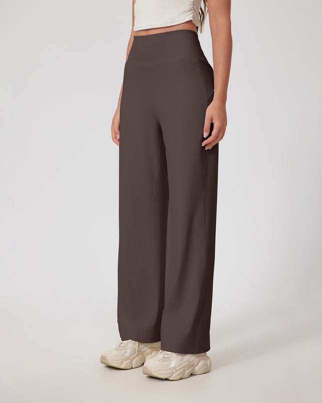 Straight Fitness Skinny Bell-bottom Pants High Waist