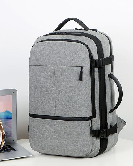 Waterproof Derm Capacity Scalable Travel Bag Multi-functional Computer Backpack