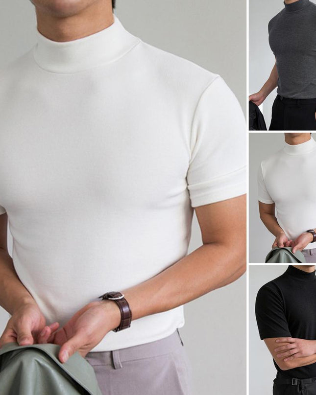 Men's Straight Half T-Shirt Student Wear