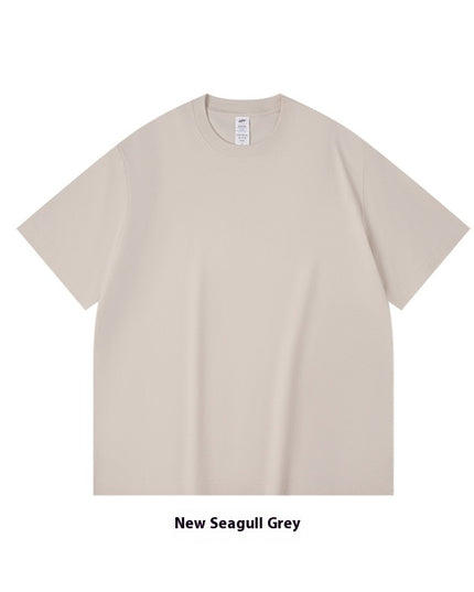 Cotton Heavy Round Neck Cultural T-shirt Advertising Shirt