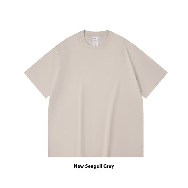 Cotton Heavy Round Neck Cultural T-shirt Advertising Shirt
