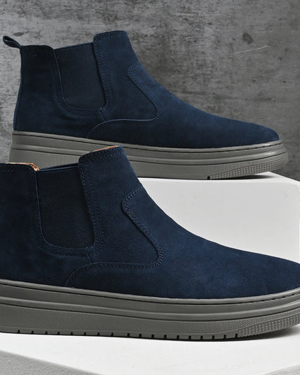 Men's Martin Boots Genuine Leather Mid-top