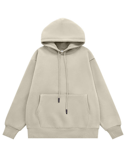 Men's Clothing Velvet Padded Hooded Sweatshirt