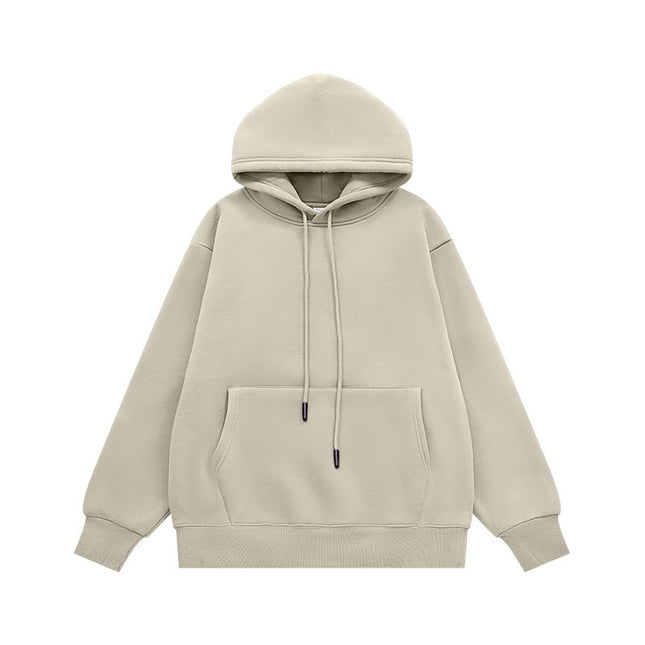 Men's Clothing Velvet Padded Hooded Sweatshirt