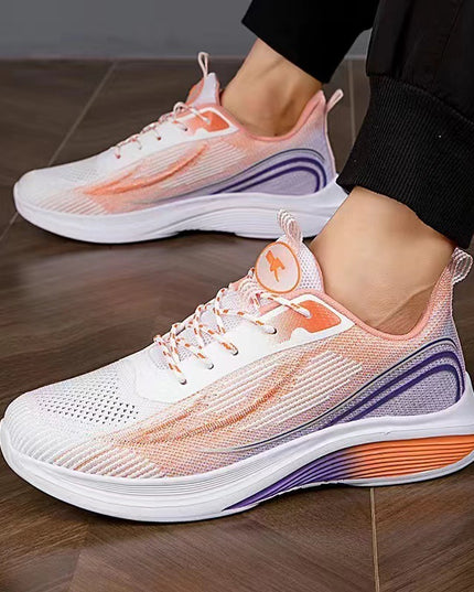 Mesh Round Head Lightweight Soft Sole Sneaker