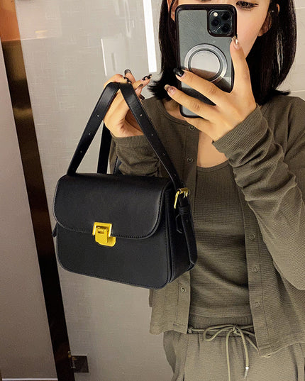 High-grade Women's Niche Texture One-shoulder Underarm Small Square Bag