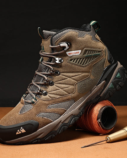 Outdoor Leisure Sports High-top Waterproof Non-slip Men's Hiking Shoes