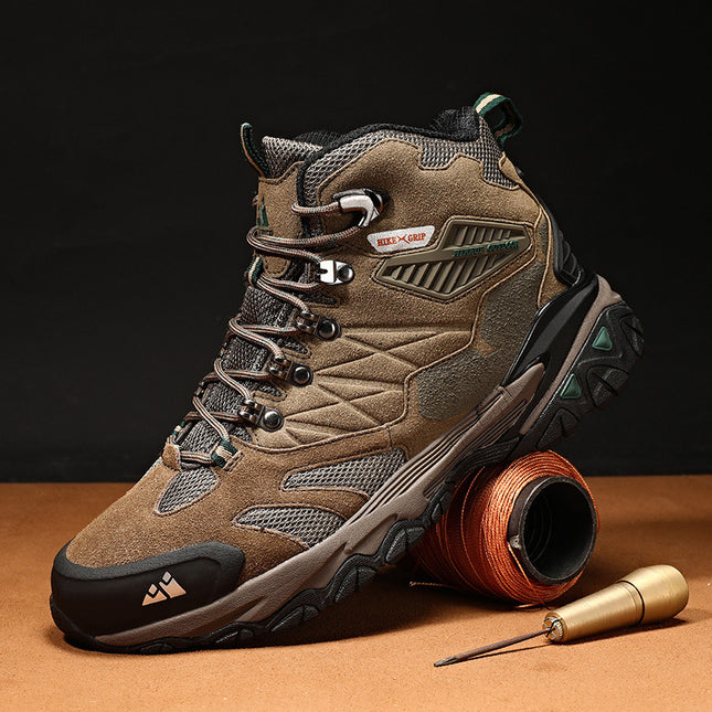 Outdoor Leisure Sports High-top Waterproof Non-slip Men's Hiking Shoes
