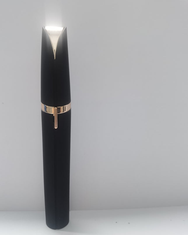 Mini Electric Eyebrow Trimmer Lipstick Brows Pen Hair Remover Painless Razor Epilator with LED Light