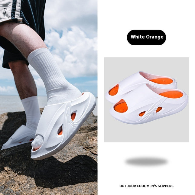 Men's Slippers Home Outdoor Non-slip Deodorant Soft Bottom