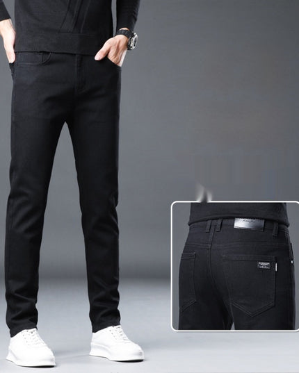 Versatile Stretch Slim Straight Men's Jeans