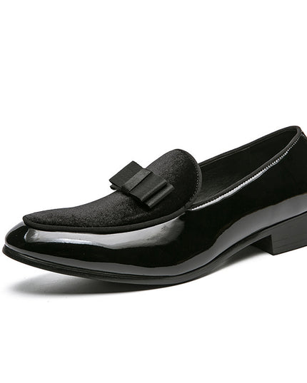 Large Size Men's Leather Shoes Pointed Toe Business Formal Wear Trend