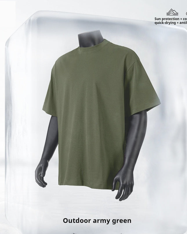 Spring And Summer Mint Mambo Teenagers Loose Men's T-shirt