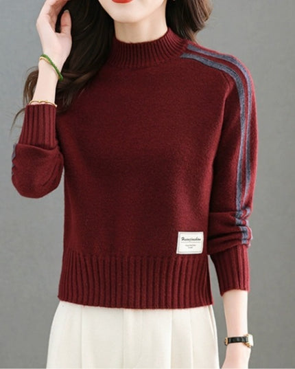 Short Sweater Women's Small Foreign Wool Bottoming Shirt Autumn And Winter