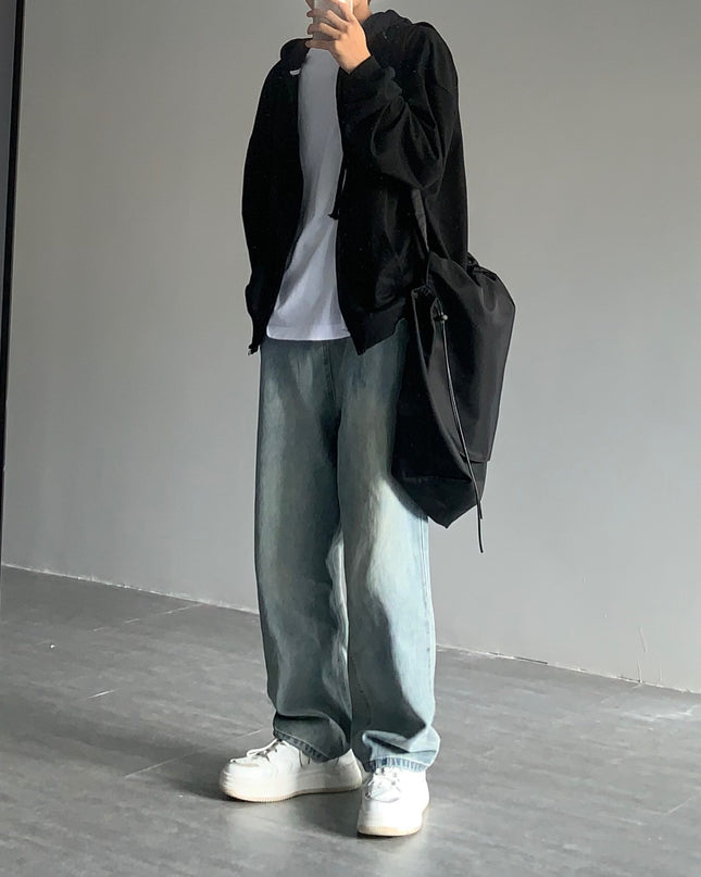 Wide-leg Jeans Men And Women