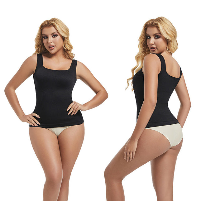 Seamless Square Collar Seamless Waist Waist Shaping Thread Lengthened Vest