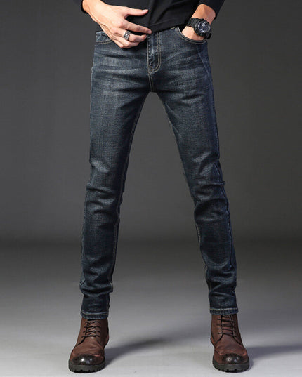 Straight Stretch Slim Fit Casual Men's Trousers