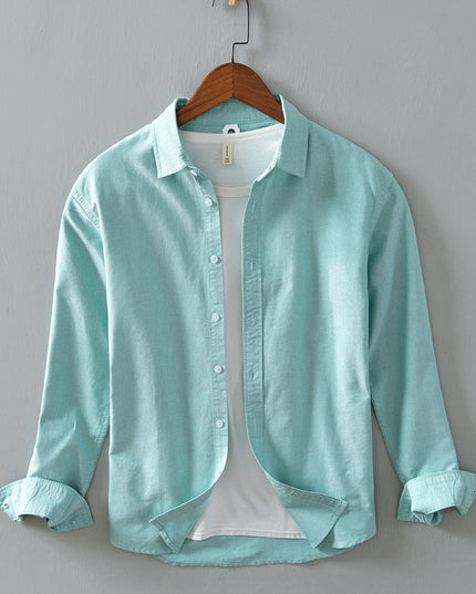 Men's Casual Minimalist Long Sleeve Shirt
