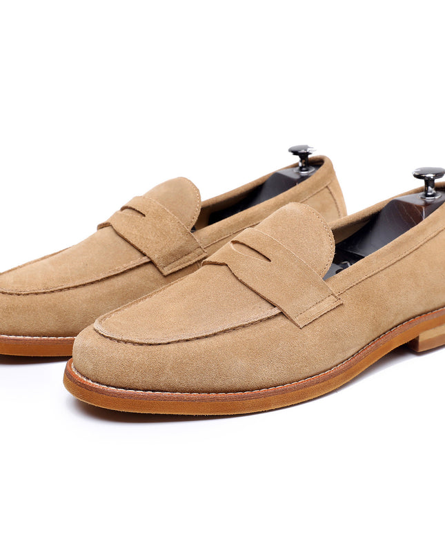 Retro Loafers Genuine Leather Handmade Leisure