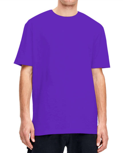 Large Round Neck Men's And Women's Short Sleeved T-shirt