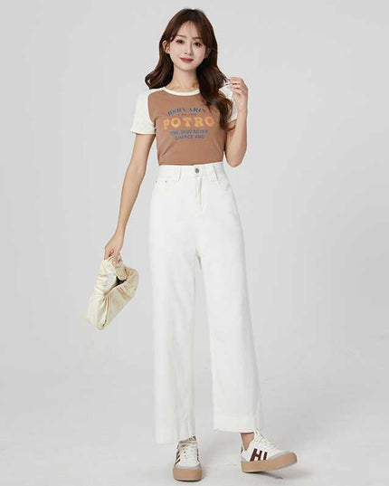Cool Thin High Waist Loose Wide Leg Pants