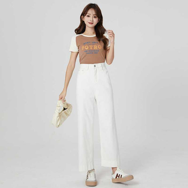 Cool Thin High Waist Loose Wide Leg Pants