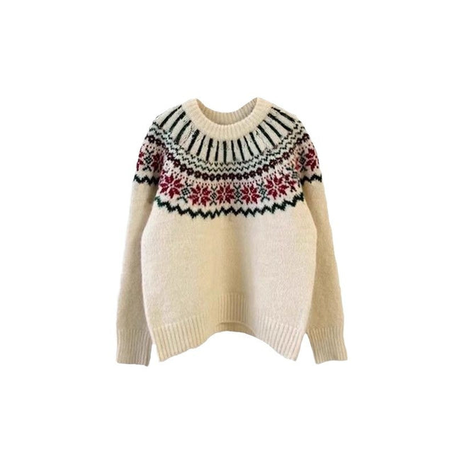 Autumn And Winter Thick Lazy Soft Glutinous Knitted Top