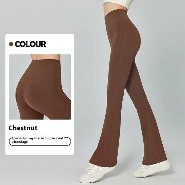Casual Outdoor Tight Yoga High Waist Hip Lift Fitness Trousers
