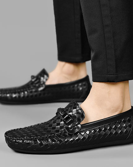 Men's Casual Leather Shoes Flat Heel
