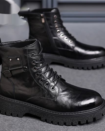Men's Retro Breathable High-top Martin Boots