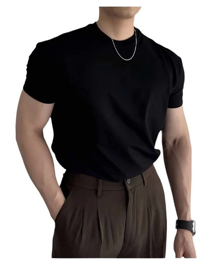 Sports Fitness Clothes Closed Short-sleeved T-shirt Men