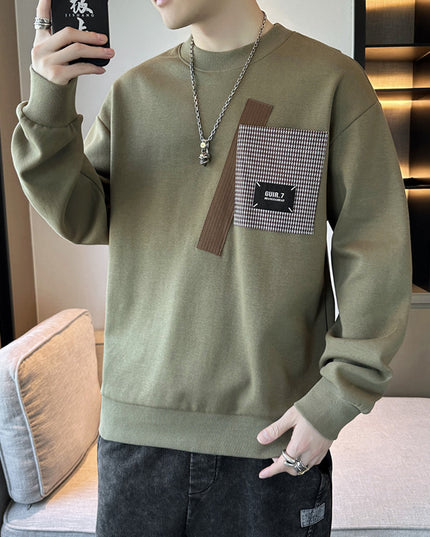 Round Neck Bottoming Shirt Ins Casual Sweatshirt Loose
