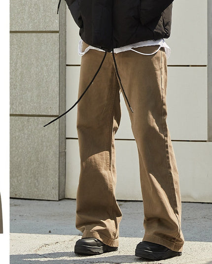 New American Style Retro Hong Kong Style Japanese Loose Straight Jeans For Men