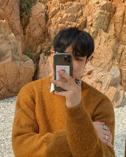 High-end Sweater Men's Korean-style Fashion Loose