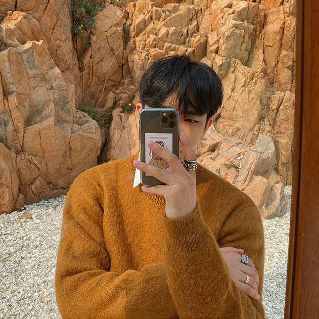 High-end Sweater Men's Korean-style Fashion Loose