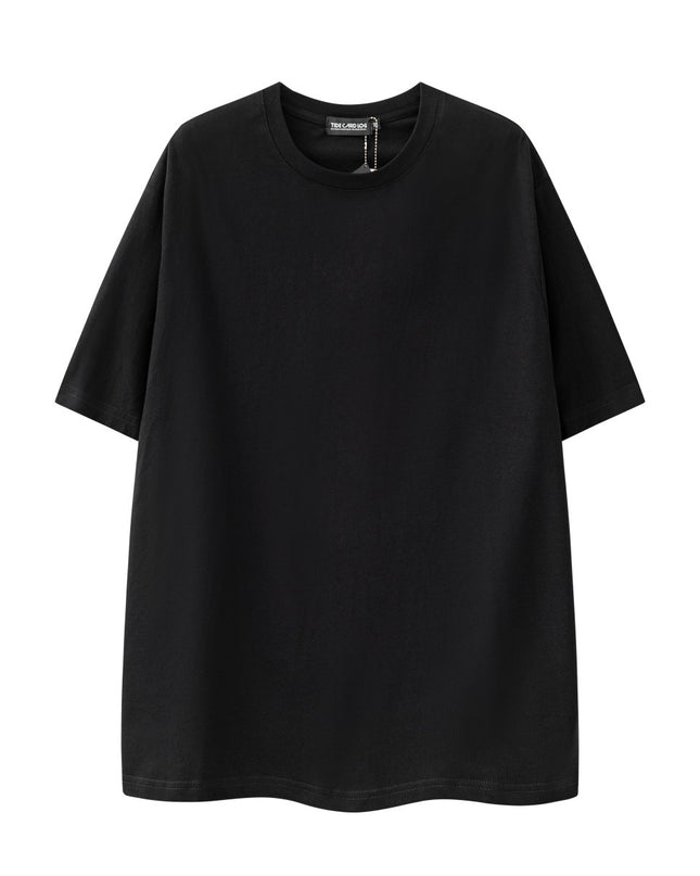 Heavy Men's Cotton Brand High Street Short Sleeve Loose T-shirt