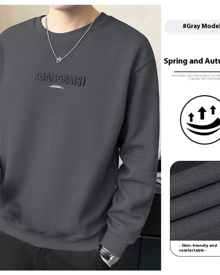 Round Neck Heavy Sweater For Men Spring And Autumn New