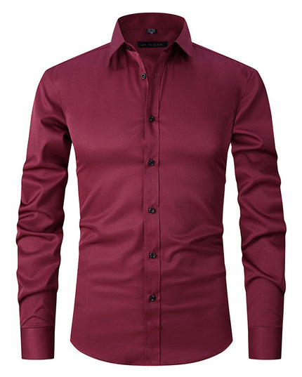 Stretch Long Sleeve Shirt Men's Work