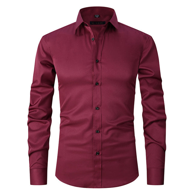 Stretch Long Sleeve Shirt Men's Work