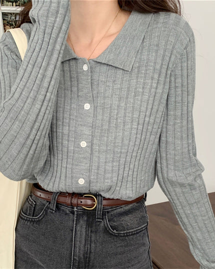 Retro Gentle Inner Wear Sweater Cardigan