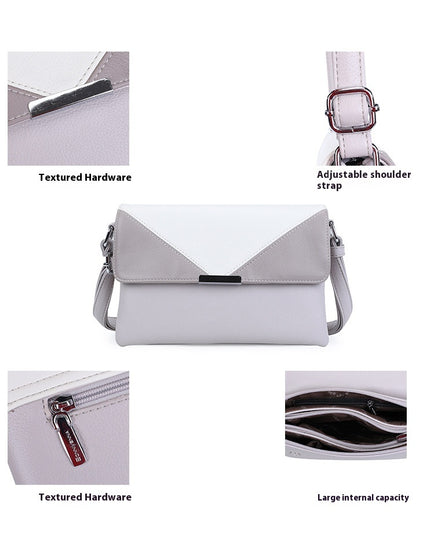 Contrast Color Small Square Box Fashion Shoulder Bag