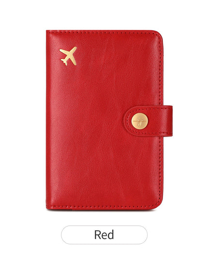 Bag Simple And Portable Multifunctional Passport Holder Fashion Document Storage Protective Cover