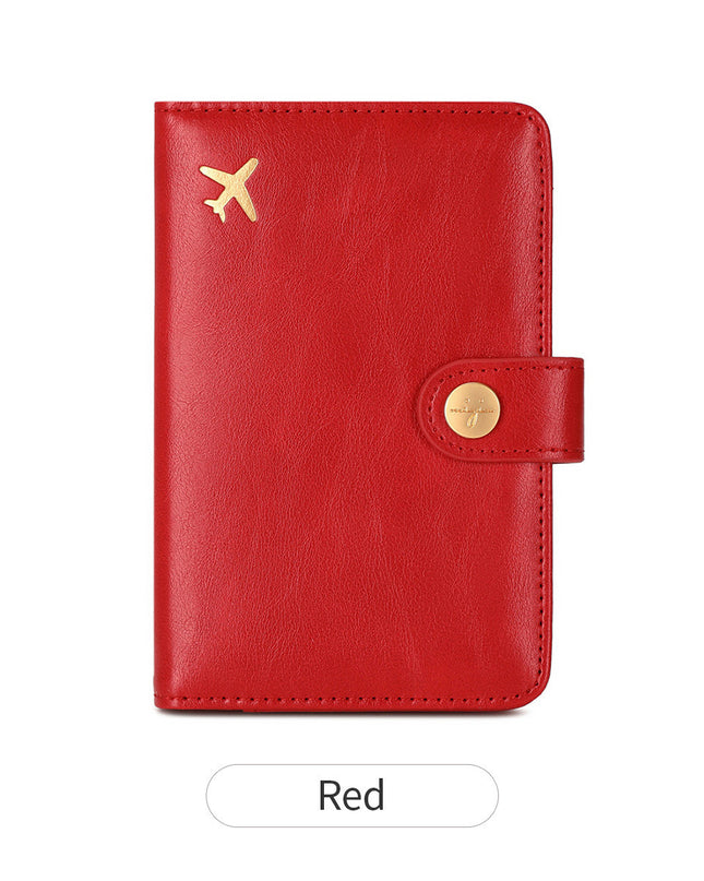 Bag Simple And Portable Multifunctional Passport Holder Fashion Document Storage Protective Cover