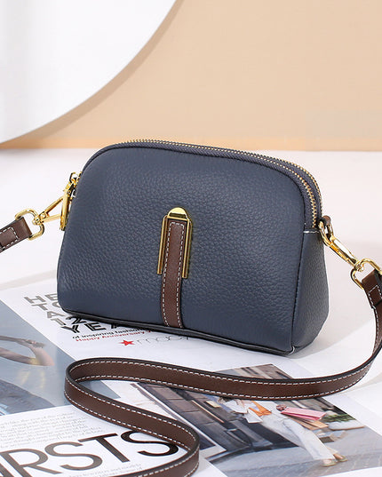 Layer Cowhide Large Capacity Square All-match Shoulder Bag