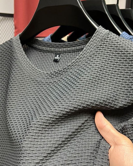 Men's Casual Bamboo Ice Silk Short Sleeved Shirt